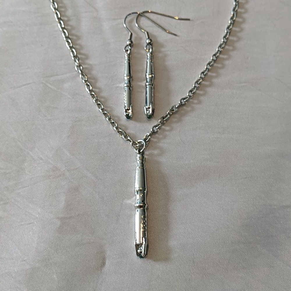 BBC Dr Who TARDIS Necklaces Sonic Screwdriver